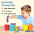 Counting 3, 4, 5, 6 Skillmatics Silicone Rainbow Sorting Game - Learning & Educational Toy, Sorting, & Sequencing