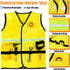 HUUIDY Set, 4+ Construction Worker Costume for Kids, Toddler Dress Up Clothes with Kids Tool Construction Vest & Hat