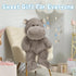36", BENINY Giant Humongous Hippo Stuffed Animals Oversized Toy Plush Pillow Gift for Kid, Gray