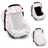 Hooyax Muslin Car Seat Cover Baby - Breathable and Privacy Car Seat