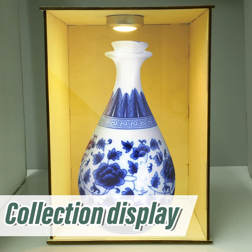 Memorywuu 15.8'' 11'' 11'' Wooden Diorama Box Large Display Case x x Wood Display Case Deep Shadow Box Frame