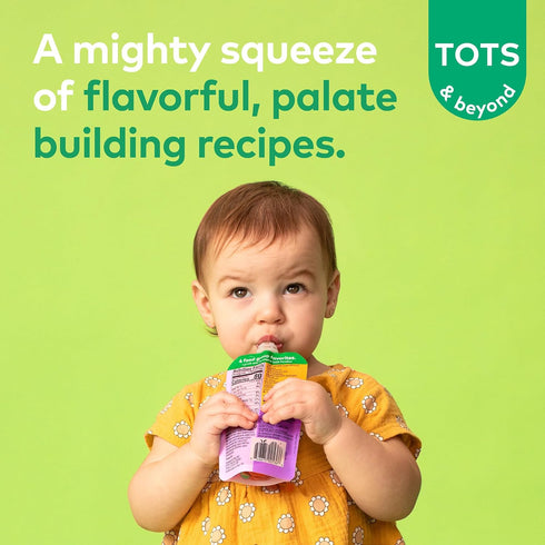 Plum Organics Super Smoothie Organic Toddler Food, Pear, Sweet Potato, Spinach, Blueberry, Bean, Oat, 4 oz (Pack of 4)