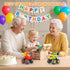 1 1-3 12-18 1 Toys for Year Old Boy, Monster Truck Toys Construction Cars for Toddler Crane Truck Dump Excavator Pull