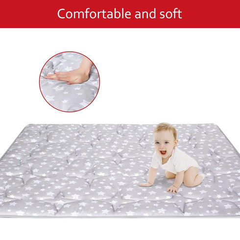 47" 47", 47x47 Inches, Baby Playpen Mat X One-Piece Crawling Mat Non Slip Padded Baby Mats for Playing Baby Playmat