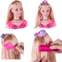 Styling Head Doll for Girls' Hair and Makeup Practice with Accessories and Hair Dryer