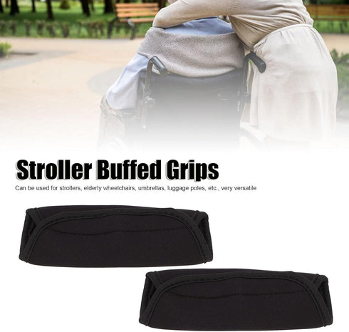 2Pcs Replacement Stroller Handle, Buffed Grips Replacement, Armrest Protector Handle Cover