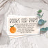 m&h invites 50 Little Cutie Books for Baby Shower Request Cards - Gender Neutral or Girl Baby Shower Inserts