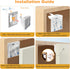DOMILE 16 3 Magnetic Baby Proofing Cabinet Locks - Child Safety for Cabinets, Drawers & Cupboards - Locks Keys - No
