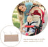 Stroller Organizer Bag Double Slot Hanging Storage for Milk Bottles Diapers Skin Easy Attachment for Bed Stroller