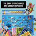 Tubular Chutes and Ladders Board Game, 80/90's Surf and Skate Inspired Designs for Kids and Family