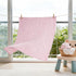 Set 2 32x32 5-Layer Vie Triomphe Muslin Baby Swaddle Blankets of Pink and Yellow Gauze Soft Breathable Cotton Receiving