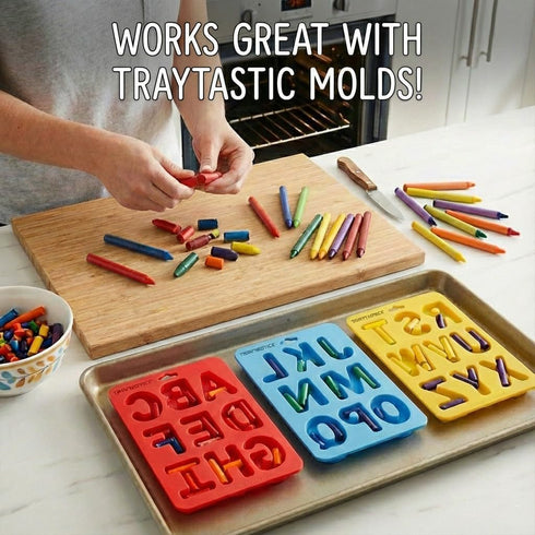 144 48 D-4236 Craytastic! Bulk Unwrapped Crayons (Black) - Box of Pieces = Full Size for Crafting, Parties, Kids