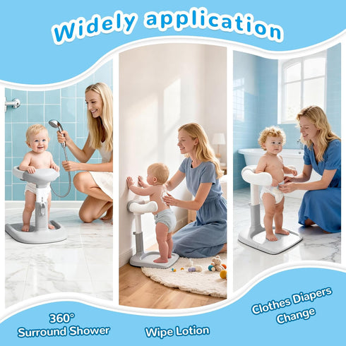 8-36 Baby Shower Stand - Adjustable Height Baby Shower Standing Support | Baby Bath Stand Soporte para Baera de Beb |