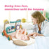 3 1 Tummy in Baby Activity Gym Center, Time Play Mat Gym, Baby Push Walker, Kick and Play Piano with Music and Light