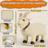 SnugBibble Screaming Goat Plush Toy, Goat Stuffed Animal with Funny Screaming Sound Prank Gift for Kids, Friends