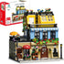ENJBRICK Flowers City Hotel House Building Kit for Adults, Creator Toy Set with Apartment and Shops, 1464 pcs