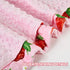 26.5 40 Inches Strawberry Baby Blanket for Boys Girls Soft Fleece Minky Blanket with Dotted Backing Double Layer
