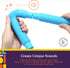 (30-Pack Special Supplies Fun Pull and Stretch Tubes for Kids - Pop, Bend, Build, and Connect Toy, Provide Tactile
