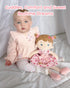 (16''), 1 LeyaDoll Soft Baby Doll Toys My First Baby Rag Doll for Year-Old Girl Birthday Gift, Christmas Plush Toys