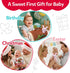 CuteZone 6-12 Set Baby Toys Months, Stuffed Animals for Babies, Soft Plush Forest Sensory Toy with Rattle, Crinkle