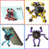 Transformable Fidget Spinners 2 Pcs, Stress Relief Sensory Toys for Kids and Adults, Fingertip Gyros for Boys and Girls.