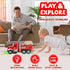 3-5, 1 2 3 4 5 6 Toddler Boy Toys, Fire Trucks for Toddlers Lights Music Toy Cars with Rotating Extend Ladder