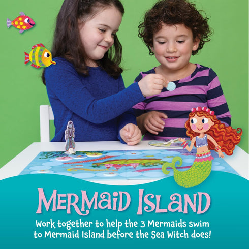 2 6 5+ Peaceable Kingdom Mermaid Island Award Winning Cooperative Board Game for to Kids Ages