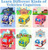 Baby Toys 6 to 12 Months, Soft Car Toys with Playmat Storage Bag, Toddler Toys for 1-2 Year Olds