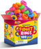 KLT Fidget Toys Bulk for Kids: 100pcs Textured Fidget Ring - Classroom
