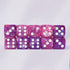 Generic 10 D6 16mm Set PC dice Acrylic Dice for RPG MTG DND Dice Table Games and Board Games (Pink + Blue)