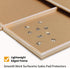 FAMILON 500 14" 28" 4 Puzzle Board with Drawers Piece, Small Puzzle Board x Jigsaw Puzzle Table with Cover Mat