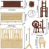 BMC Toys 36pc Playset BMC Classic Marx Antique Furniture - Dollhouse Plastic Accessories