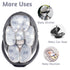 TANOFAR Infant Car Seat Head Support, Soft Baby Carseat Head & Body Support, Grey Elephant Baby Car Seat Insert Cushion