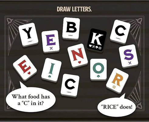 Gap Closer Games | Illiterati | Cooperative Board Game for 1 to 5 Players, Ages 7+, 30 Minutes