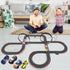 Teslala 28Ft Sets 4 2 6,7,8 Slot Racing Car Track for Kids Electric Powered Race Tracks for Boys and Kids ,Dual Racing