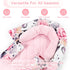 2 1 Baby Car Seat Head Body Support & Strap Covers, in Infant Car Seat Insert, Reversible Soft Breathable Newborn