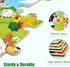 Puzzles for Kids Ages 4-8, Wooden Jigsaw Puzzles 48-60 Pieces for Toddler Learning Educational Toys (6 Puzzles)