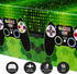WERNNSAI Video Game Table Covers - 2 PCS, 108'' x 54'' Disposable Plastic Tablecloth for Kids Party Decoration