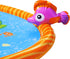 58 3D Summer BANZAI Splash Pad Toddler Water Play Mat, in Outdoor Kids Sprinkler Mat with Sea Characters, Baby Splash