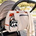 LUOZZY Pacifier Holder Pouch - Portable Pacifier Case with Cows Pattern, Easily Attach to Diaper Bags or Purse