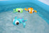 DUCKBOXX XX Wind-up Swimming Sea Turtles Bath Toy, No Battery, Mold-Free Anti-Rust Interactive Montessori Toy for Kids