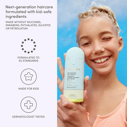 set Evereden After Swim & Sports Kids Shampoo: With Cleansing Clay and Body Wash | Made With Clean and Non-toxic