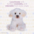 Bearington 6.5 Inch White Dog Stuffed Animal - Poodle and Labradoodle Plush
