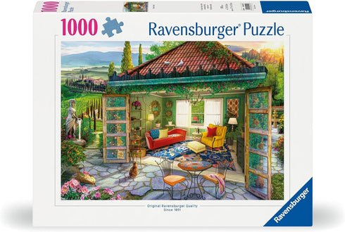 Ravensburger Tuscan Oasis 1000 Piece Jigsaw Puzzle for Adults - 12000412 - Handcrafted Tooling, Made in Germany, Every Piece Fits Together Perfectly