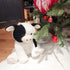 Calf Cow Stuffed Animals Plush Toys for Kids, Black and White Holstein Friesian Cow, 14 inches Birthday Gift