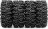 HOBBYSOUL 1.0 Mud Slingers Tires 64 * 25mm Super Soft Sticky Crawler Tires for RC 1/24 AX24 SCX24 FCX24 1/18 TRX4M
