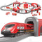 Wdmiya Train Set for Toddlers, 92 Pcs Train Toys for Kids Ages