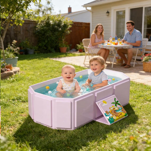 Generic Summer Portable Bathing Tub for Kids | Portable Boys Bathtub | Outdoor Children's Shower Tub | for Home