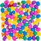 Fun Express 2 1/2" Bulk 100 Pc. Bright Color Toy-Filled Plastic Easter