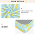 miaozhen 1 Pack 52x28 Cotton Baby Crib Sheets Ultra Soft Yellow Christmas Stars Crib Mattress Sheet for Nursery de cuna